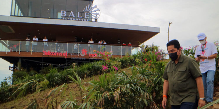 Exclusive Lounge Bale TelkomGroup di Bukit 360 | Foto: Telkom