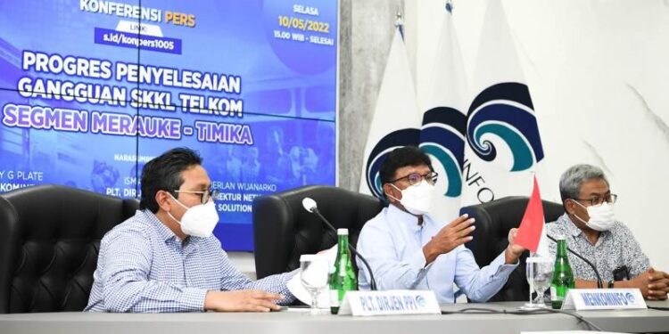 Kominfo-Telkom Siapkan Jaringan Alternatif Atasi Gangguan SKKL Merauke-Timika