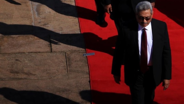 Inilah Potret Gotabaya Rajapaksa Mengundurkan Diri