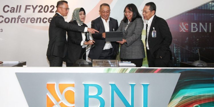 Ilustrasi PT Bank Negara Indonesia (Persero) Tbk (BNI) berhasil menutup tahun 2022 dengan mencetak kinerja impresif dan melampaui konsensus pasar. (IST)